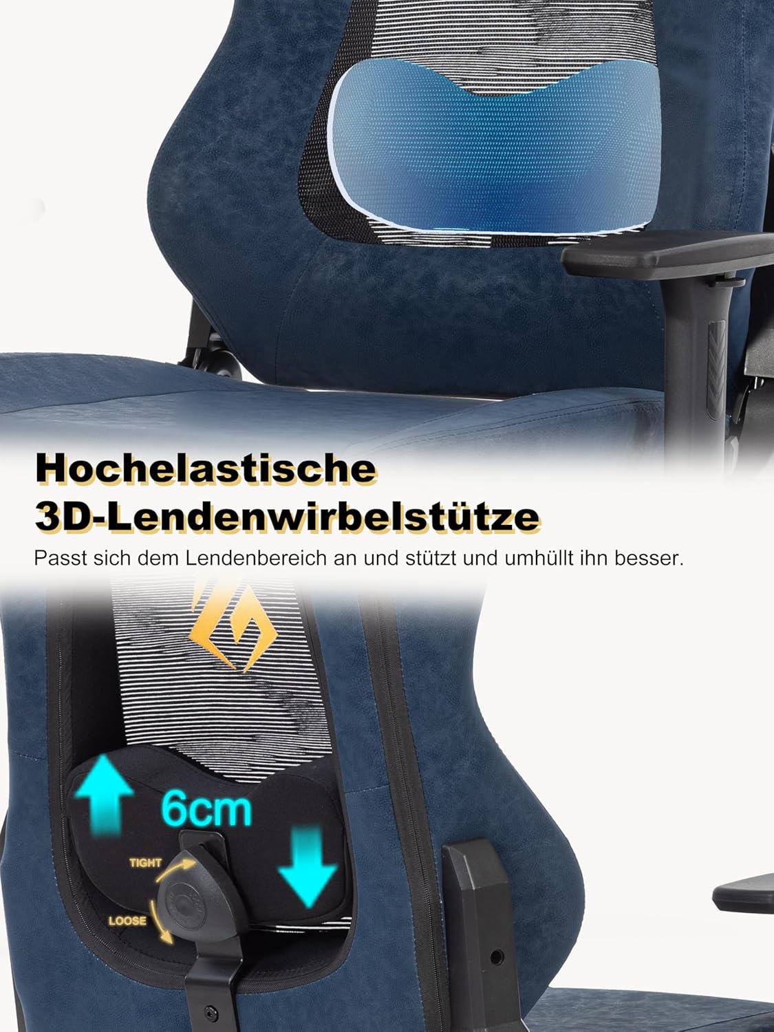 Chaise gaming réspirante